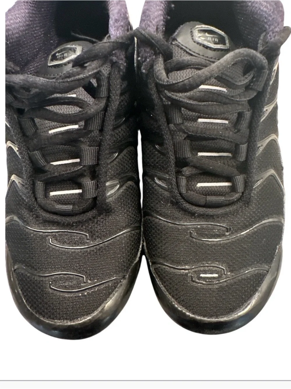 Nike Air Max Plus TN Grade School (GS) Black / Yellow - Size 13C - CD0610-001